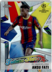 Topps 2020 Topps Chrome UEFA Champions League Future Stars #0 Ansu Fati
