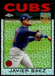 Topps 2021-22 Topps '86 Topps Silver Pack Chrome #86BC-36 Javier Baez