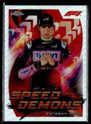 Topps 2022 Topps Chrome Formula 1 Speed Demons #31B Esteban Ocon