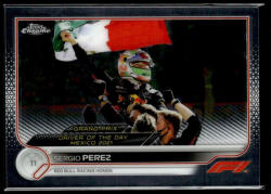 Topps 2022 Topps Chrome Formula 1 GRAND PRIX DRIVER OF THE DAY #189 Sergio Perez