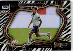 Panini 2022 Select FIFA Field Level - Zebra Prizm #247 Weston McKennie 15/25