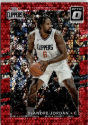 Panini 2017-18 Donruss Optic Fast Break Red #64 DeAndre Jordan 57/85