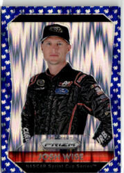 Panini 2016 Panini Prizm Prizms Blue Flag #43 Josh Wise 81/99