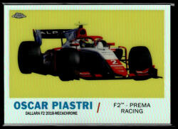 Topps 2021 Topps Chrome Formula 1 Racing 1961 Topps Sports Cars #T61-OP Oscar Piastri