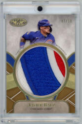 Panini 2021-22 Topps Tier One Prodigious Patches #PPRJBA Javier Baez 07/10