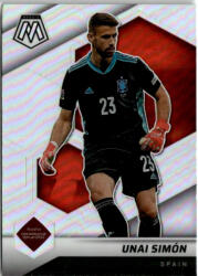 Panini 2021 Panini Mosaic Road to the FIFA World Cup Qatar Silver Prizm #126 Unai Simon