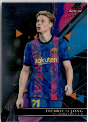 Topps 2021 Topps Finest UEFA Champions League #45 Frenkie de Jong