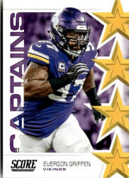 Panini 2019 Score Captains #C-20 Everson Griffen