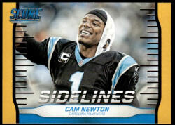 Panini 2016 Score Sidelines Gold #22 Cam Newton