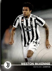 Topps 2021 Topps Juventus FC Trading Cards Set #10 Weston McKennie