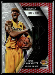 Panini 2015 Panini Kobe HeroVillain - Red MVP Unleash the Hero # 15 Kobe Bryant