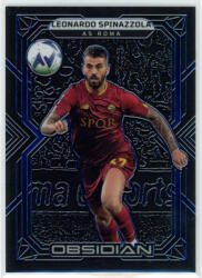 Panini 2022 Panini Obsidian Electric Etch Blue #116 Leonardo Spinazzola 02/20