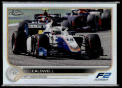 Topps 2022 Topps Chrome Formula 1 Racing F2 CARS Refractor #141 Olli Caldwell