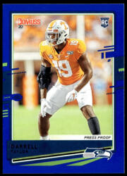 Panini 2020 Donruss Press Proof Blue #286 Darrell Taylor