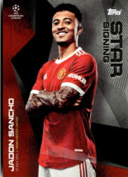 Topps 2021 Topps UEFA Champions League Summer Signings Star Signing #JS Jadon Sancho