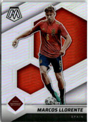 Panini 2021 Panini Mosaic Road to the FIFA World Cup Qatar Silver Prizm #123 Marcos Llorente