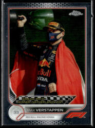 Topps 2022 Topps Chrome Formula 1 Racing GRAND PRIX WINNERS #163 Max Verstappen