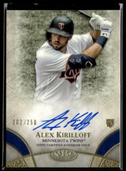 Topps 2021-22 Topps Tier One Break Out Autographs #BOA-AK Alex Kirilloff 202 /250