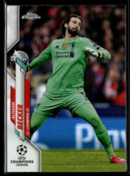 Topps 2019 Topps Chrome UEFA Champions League Refractor #14 Alisson Becker