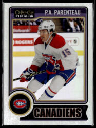 Upper Deck 2014 O-Pee-Chee Platinum White Ice #59 P. A. Parenteau 023/199