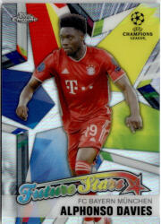 Topps 2020 Topps Chrome UEFA Champions League Future Stars #0 Alphonso Davies