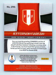Panini 2017-18 Panini Prizm World Cup Soccer Base #296 Jefferson Farfan