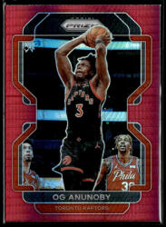 Topps 2021-23 Panini Prizm Red Hyper #206 OG Anunoby