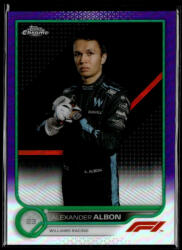 Topps 2022 Topps Chrome Formula 1 Racing Purple/Green Refractor #54 Alexander Albon