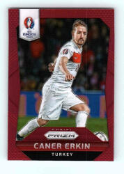 Panini 2016-17 Panini Uefa Euro Prizm Base Red Prizms #208 Caner Erkin 119/149