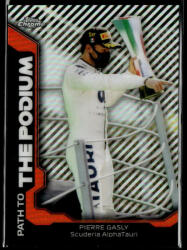 Topps 2021 Topps Chrome Formula 1 Racing Path to the Podium #PTP-PG Pierre Gasly