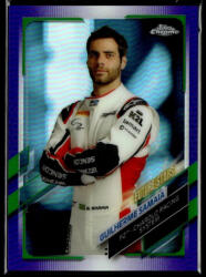 Topps 2021 Topps Chrome Formula 1 Racing Purple/Green Refractor #71 Guilherme Samaia