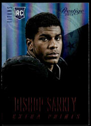 Panini 2014 Panini Prestige Extra Points Blue #209 Bishop Sankey