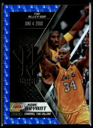 Panini 2015 Panini Kobe HeroVillain - Blue Larry O'Brien Trophy Channel the Villain # 5 Kobe Bryant
