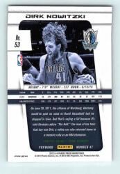 Panini 2013-14 Panini Prizm Prizms #53 Dirk Nowitzki
