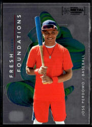 Skybox 2022-23 Skybox Metal Universe Champions Fresh Foundation #FF42 Jose Perdomo