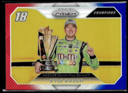 Panini 2016 Panini Prizm Red White & Blue #66 Kyle Busch