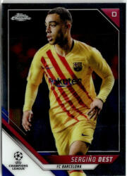 Topps 2021-22 Topps Chrome UEFA Champions League #81 Sergiño Dest