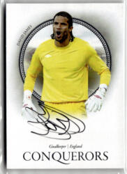 Futera 2021 Futera Unique World Football CONQUERORS - Autographs #ACQ18 David James 03/07