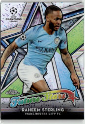 Topps 2018 Topps UEFA Champions League Chrome Future Stars Refractors #FS-RS Raheem Sterling