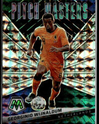 Panini 2021 Panini Mosaic Road to FIFA World Cup Pitch Masters Mosaic Refractor #25 Georginio Wijnaldum