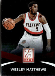 Panini 2014-15 Elite #3 Wesley Matthews