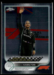Topps 2022 Topps Chrome Formula 1 GRAND PRIX WINNERS #170 Lewis Hamilton