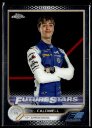 Topps 2022 Topps Chrome Formula 1 Racing Future Stars #89 Olli Caldwell