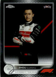Topps 2022 Topps Chrome Formula 1 Racing #65 Zhou Guanyu