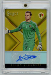Panini 2015 Select Signatures Gold #SS-SM Simon Mignolet 08/10