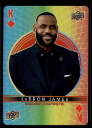 Topps 2022-23 Upper Deck Goodwin Champions Playing Card #KING-DIAMOND LeBron James
