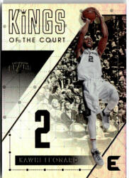 Panini 2017-18 Panini Essentials Kings of the Court # KC-28 Kawhi Leonard