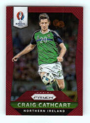 Panini 2016-17 Panini Uefa Euro Prizm Base Red Prizms #75 Craig Cathcart 060/149