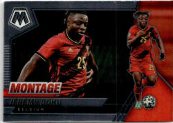 Panini 2021 Panini Mosaic Road to the FIFA World Cup Qatar Montage #21 Jeremy Doku