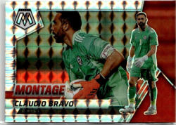 Panini 2021 Panini Mosaic Road to the FIFA World Cup Qatar Montage Mosaic Prizm #26 Claudio Bravo